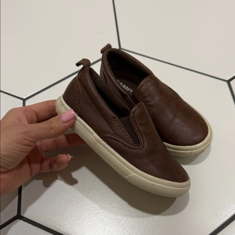 Old Navy Dark Brown Slip-On Shoes